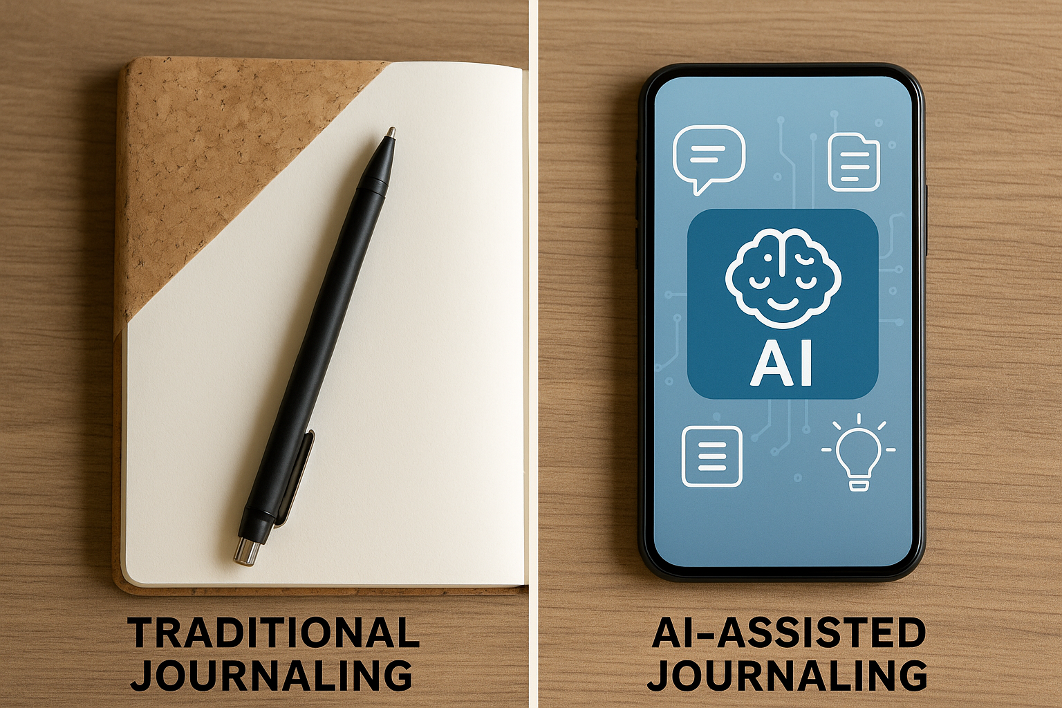 How Does AI-Assisted Journaling Differ from Traditional Journaling?